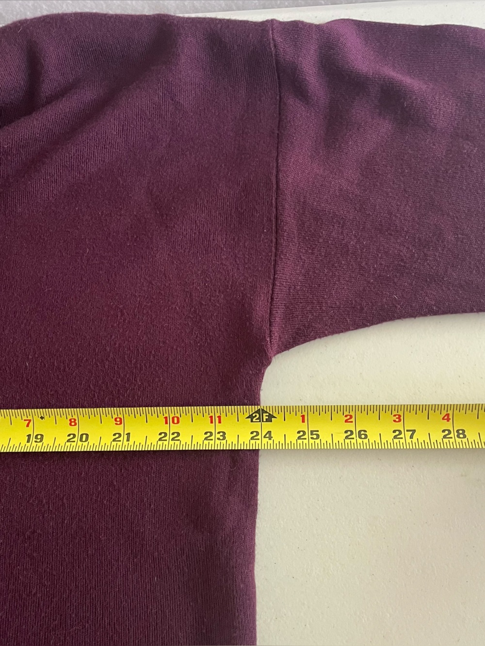 Calvin Klein Burgundy Cowl Neck Sweater, Size XL - Picture 4 of 6